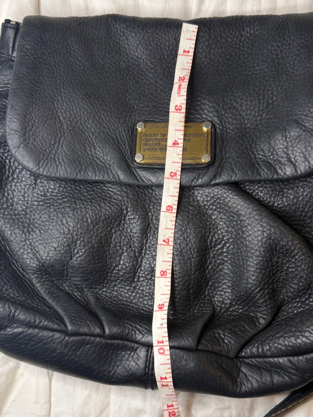 Marc by Marc Jacobs Classic Q Lil Ukita Crossbody Bag Black Leather Vintage - Picture 7 of 16